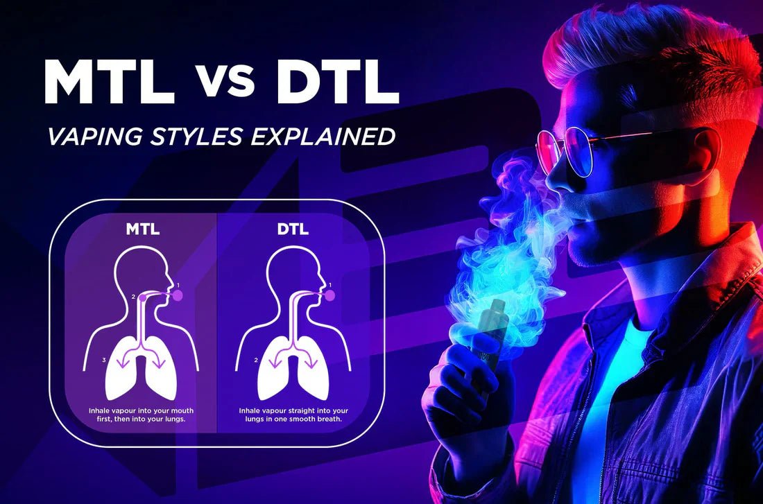 MTL vs DTL Vaping: Which Style Is Right for You? - IVG Pakistan