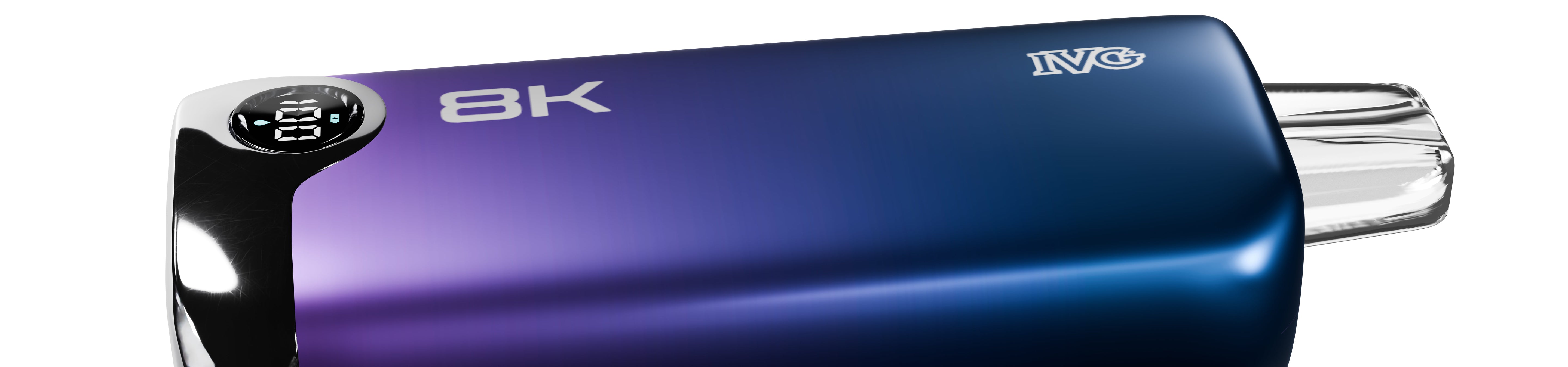 IVG 8K, 8000 Puffs, Rechargeable, Disposable, Fruity & Icy Flavors - IVG Pakistan