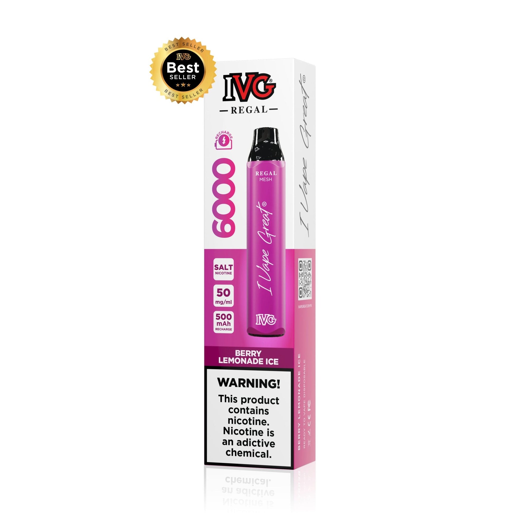 Berry Lemonade Ice (20mg) - IVG Pakistan