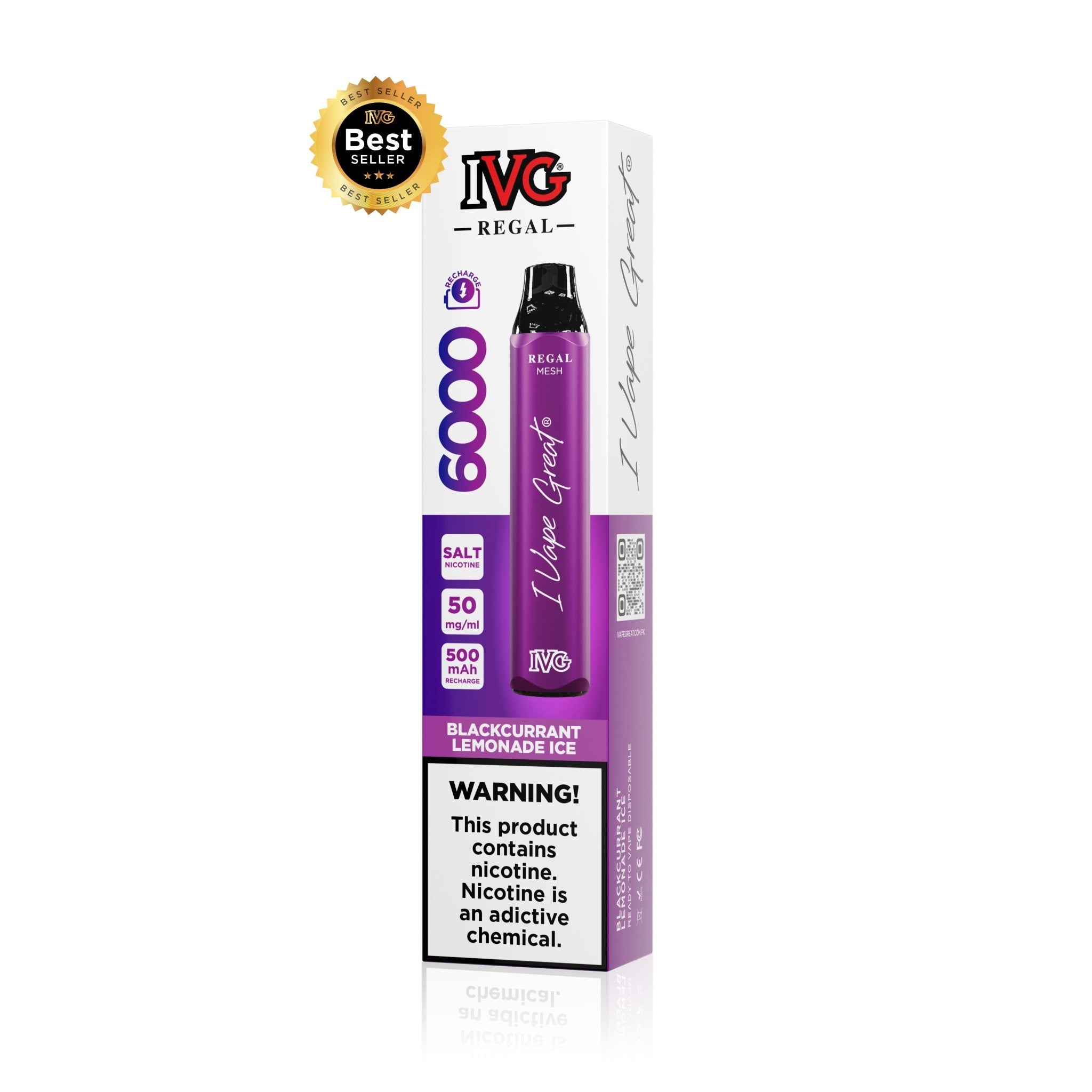 Blackcurrant Lemonade Ice (50mg) - IVG Pakistan