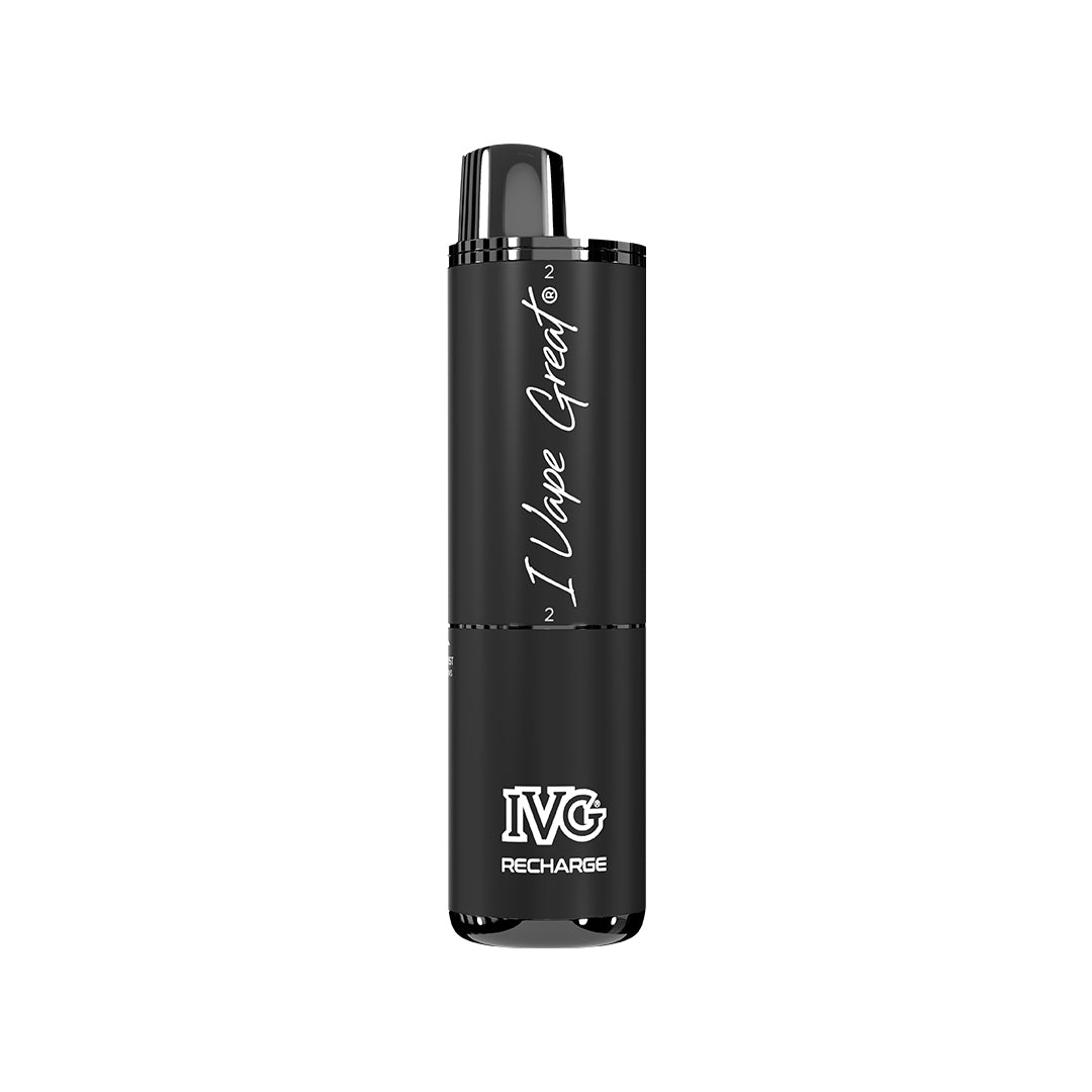 IVG Recharge Closed Pod System – 4 Flavors in One Vape Device - Black Colour
