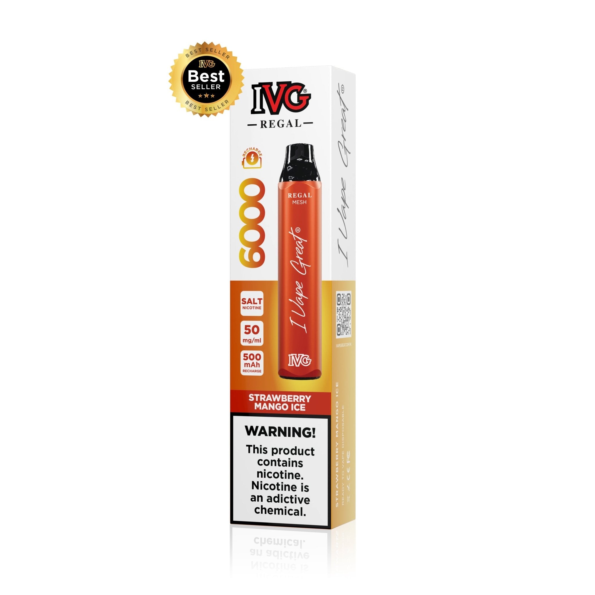 Strawberry Mango Ice (50mg) - IVG Pakistan