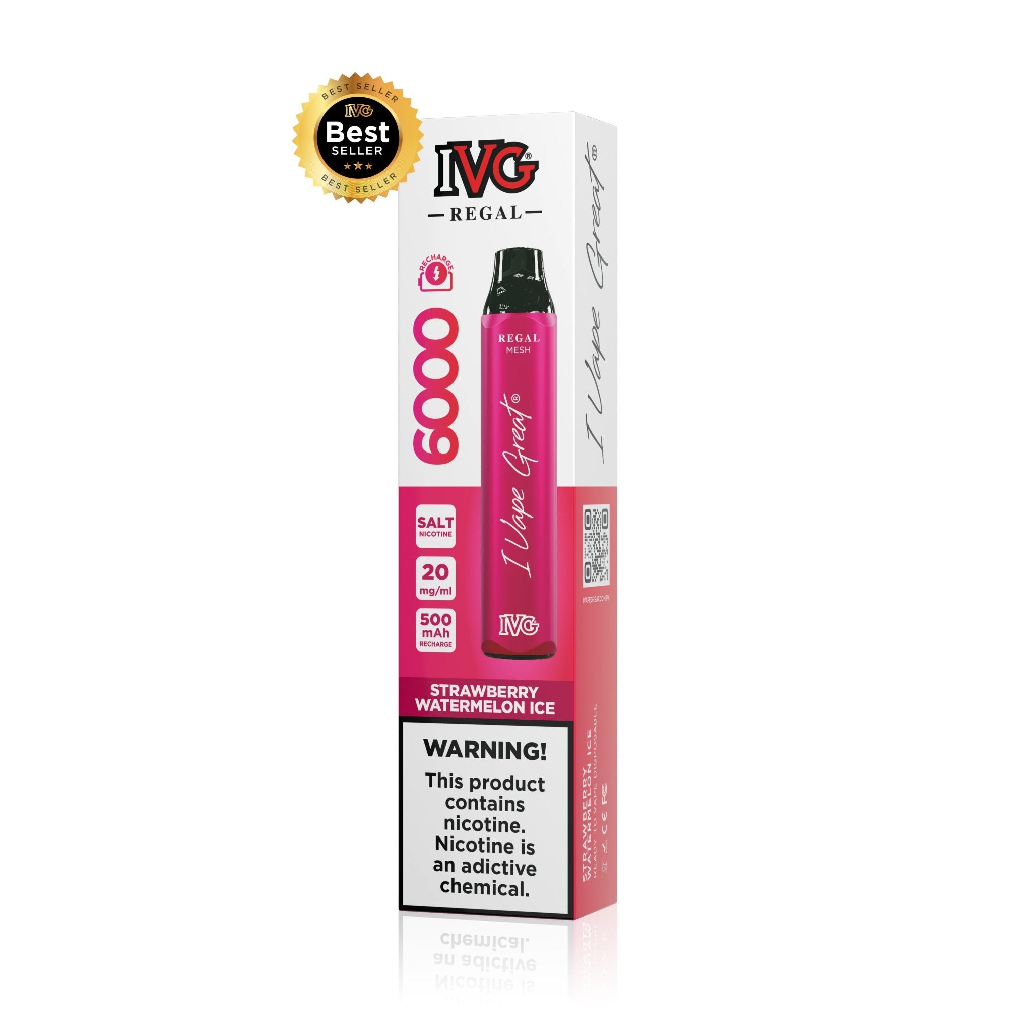 Strawberry Watermelon Ice (20mg) - IVG Pakistan